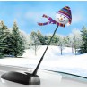 Tenna Tops Snowman Antenna Topper (Purple) / Cute Dashboard Accessory 